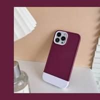 Kontrastna mat Futrola za telefon od tekućeg silikona u vinsko crvenoj boji od 912