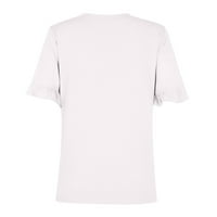 Bluze za Žene Ležerne jednobojne košulje kratkih rukava za slobodno vrijeme