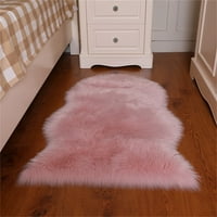 + Tepih za kupaonicu jednobojni plišani tepih uredski kućni pahuljasti tepih Spavaća Soba mekani pahuljasti izdržljivi tepih prostirke
