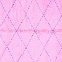 Moderni tepisi od 4 inča, Jednobojni ružičasti