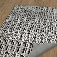 Crno-bijeli tepih od mumbo-a