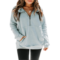 Ženski Casual besplatni sportski pulover s patentnim zatvaračem