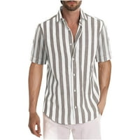 Muške polo majice, Rasprodaja, muška košulja na pruge, havajska košulja kratkih rukava, košulja za plažu, gornja košulja, bluza,
