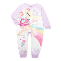 Pidžama-kombinezon za djevojčice, veličine 4-12