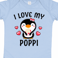 Poklon Bodi za djevojku iz Alberta sa slatkim pingvinom i srcima