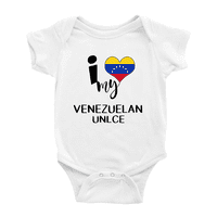 Srce moje venecuelanski amb zastava ljubavi venecuelanski beba Jumpsuits