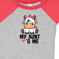 Divan bodi za djevojčicu moja tetka me voli, kravlje djevojčice kao poklon za bebu