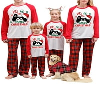 Obiteljski Božićni pidžama Set, Svečana pidžama, ista odjeća za spavanje za cijelu obitelj