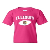 - Majice i majice za velike djevojke, do veličine US-Zastava Illinoisa